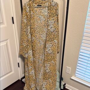 Floral Long Kimono Cardigan